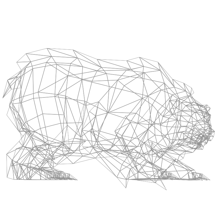 (Animal-0023)-3D-Monster Bear-Leisure time